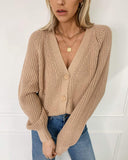 lutaotie Tinsley Button Front Knit Cardigan