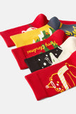 Lutaotie Christmas Gift Box 4 Socks Set