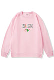 Lutaotie Christmas Letter Graphic Cotton Sweatshirt