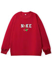 Lutaotie Christmas Letter Graphic Cotton Sweatshirt