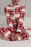 Lutaotie Christmas Printed Zipper Hooded Jumpsuits