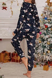 Lutaotie Christmas Hooded Loungewear Jumpsuit