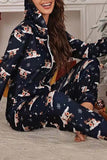 Lutaotie Christmas Hooded Loungewear Jumpsuit