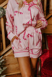 Lutaotie Christmas Satin Printed Loungewear