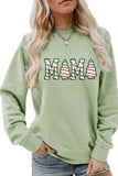 Lutaotie Christmas Tree MAMA Print Sweatshirt