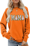 Lutaotie Christmas Tree MAMA Print Sweatshirt