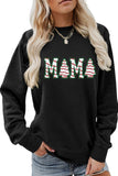 Lutaotie Christmas Tree MAMA Print Sweatshirt