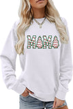 Lutaotie Christmas Tree MAMA Print Sweatshirt