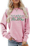 Lutaotie Christmas Tree MAMA Print Sweatshirt