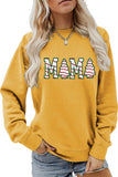 Lutaotie Christmas Tree MAMA Print Sweatshirt