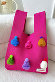 Lutaotie Colorful Hat Decoration Handbag