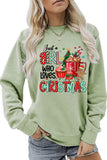 Lutaotie Just A Girl Who Like Christmas Graphic Sweatshirt