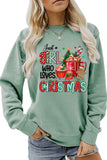 Lutaotie Just A Girl Who Like Christmas Graphic Sweatshirt