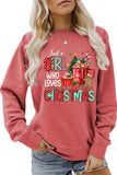 Lutaotie Just A Girl Who Like Christmas Graphic Sweatshirt