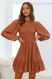 lutaotie Vara Chiffon Ruffle Dress