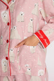 Lutaotie Polar Bear Print Cotton Loungewear