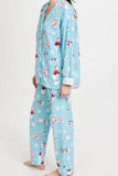 Lutaotie Polar Bear Print Cotton Loungewear