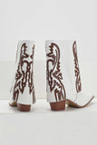 Lutaotie Retro Point-toe Western Boots