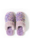 Lutaotie Sequin Plush Slippers