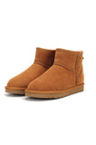 Lutaotie Solid Cowhide Snow Boots