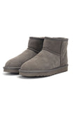 Lutaotie Solid Cowhide Snow Boots