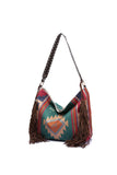 Lutaotie Tassel Bohemia Canva Shoulder Bag