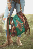 Lutaotie Tassel Bohemia Canva Shoulder Bag