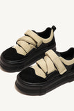 Lutaotie Velcro Platform Sneakers