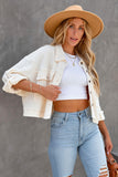 Lutaotie Waffle Knits Short Jacket