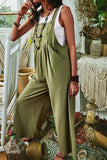 Lutaotie Wide Leg Pocket Sleeveless Jumpsuit