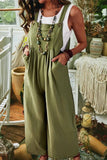 Lutaotie Wide Leg Pocket Sleeveless Jumpsuit