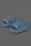 Lutaotie Glow-in-the-dark Shark Slippers