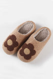 Lutaotie Flower Plush House Slippers