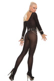 lutaotie Foxy Babe Long Sleeve Bodystocking