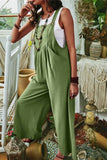 Lutaotie Wide Leg Pocket Sleeveless Jumpsuit