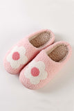 Lutaotie Flower Plush House Slippers